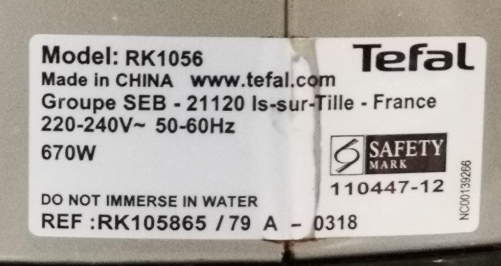 Tefal Congee & Rice Cooker 1.8L Model RK1056, TV & Home Appliances, Kitchen Appliances on Carousell