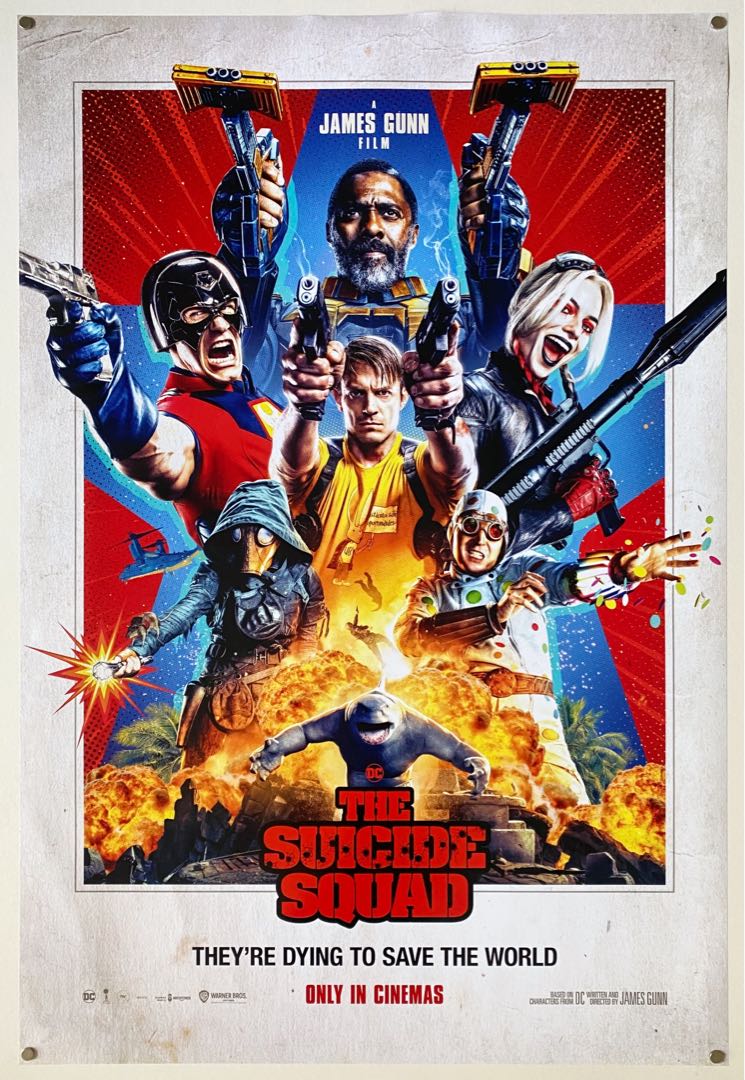 The Suicide Squad Original Double-sided Movie Poster 27x40, Hobbies ...