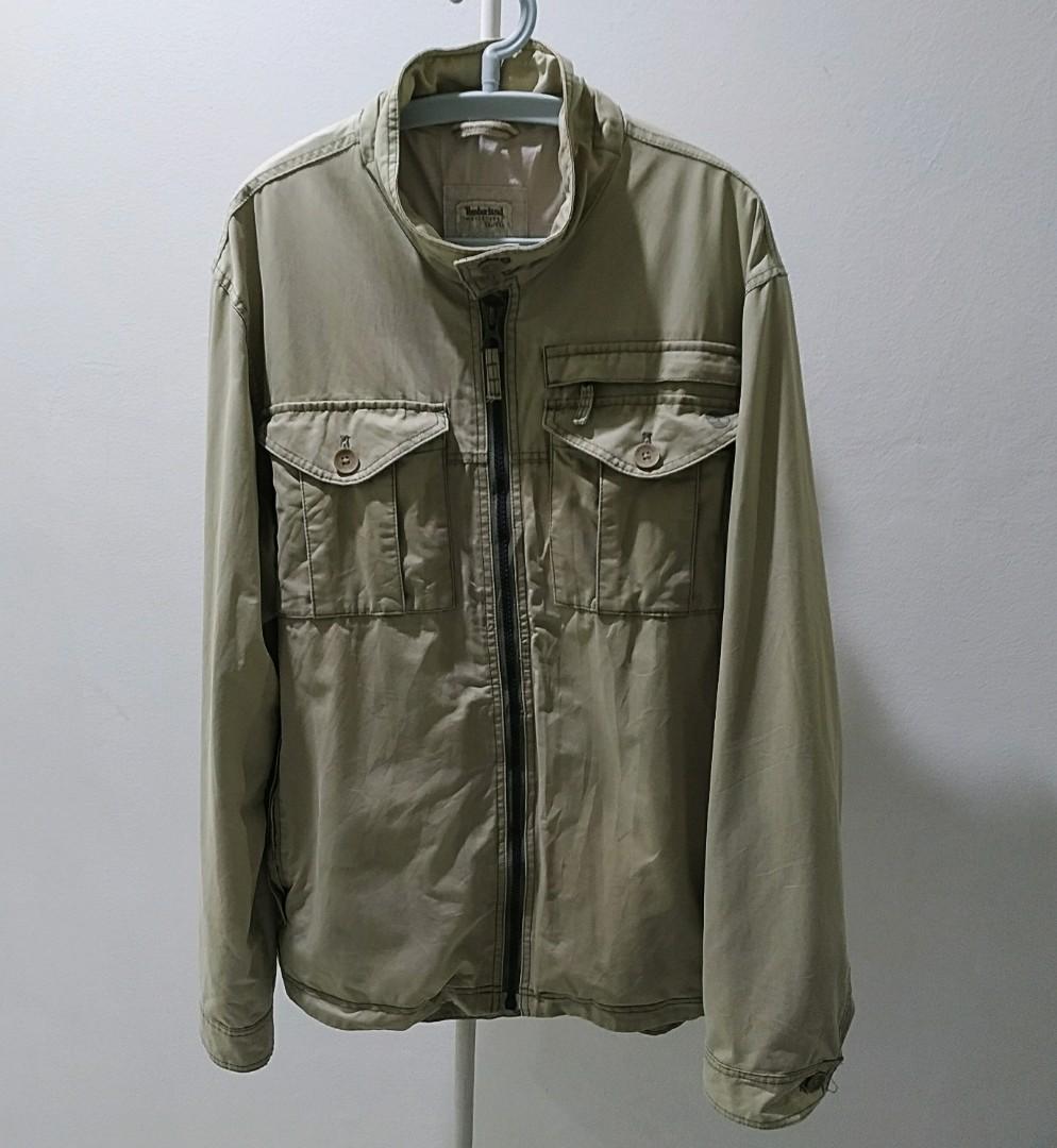 Timberland zip up field jacket Green military inspired style., Men's ...