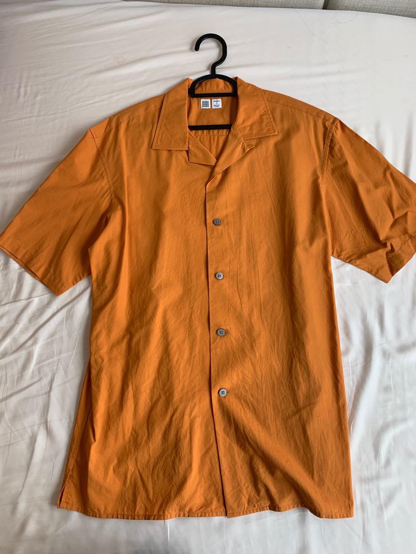 mustard button up