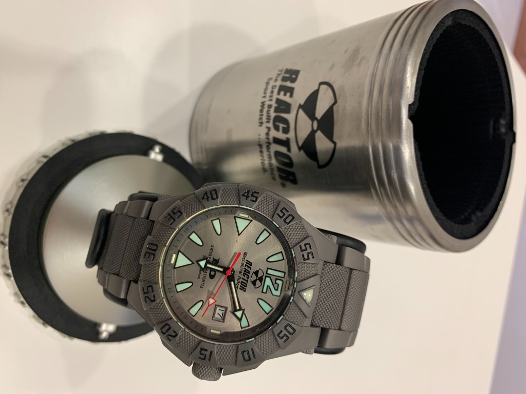 Reactor titanium watch shop
