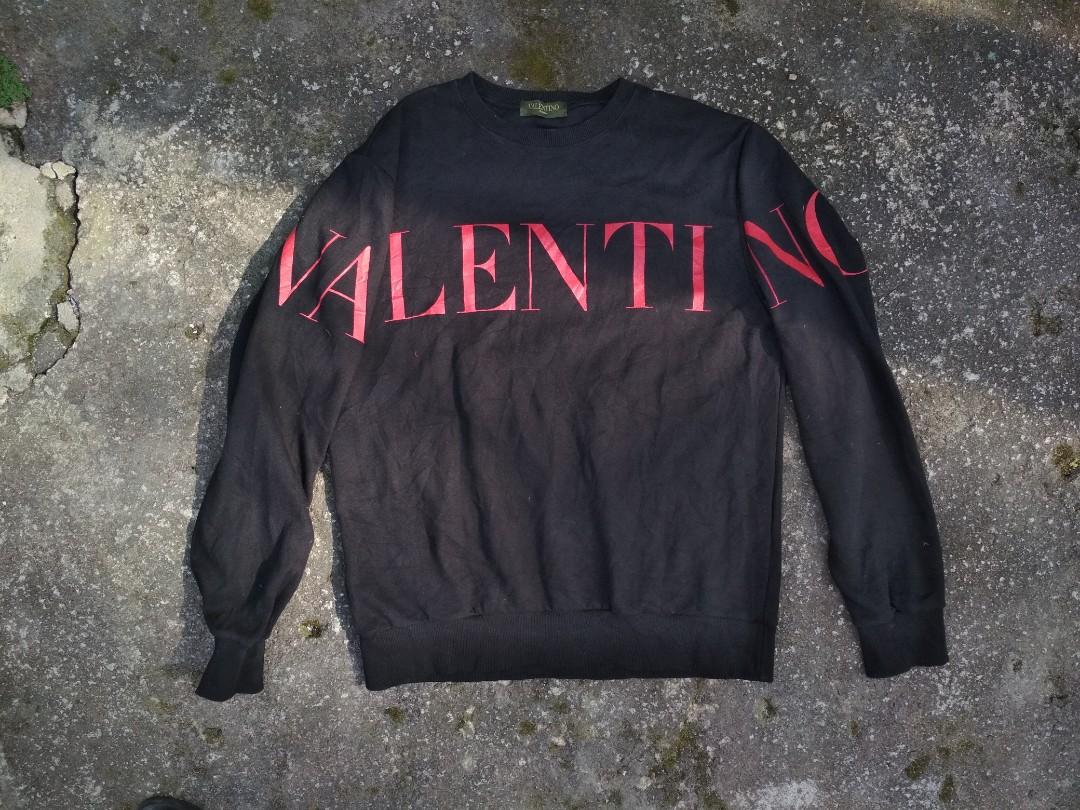 kompakt Henstilling Ældre Valentino Crewneck Sweatshirt In Cotton With VLTN Logo