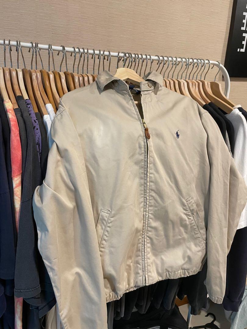 Ralph lauren beige harrington jacket new arrivals