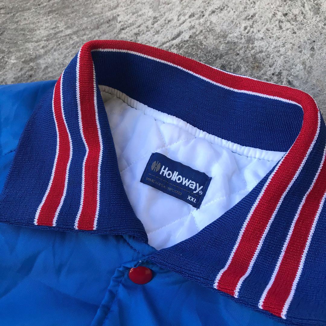 VINTAGE SOFTBALL VARSITY JACKET by HOLLOWAY XXL MENS 29 x 27.5, Men's Fashion, Coats, Jackets