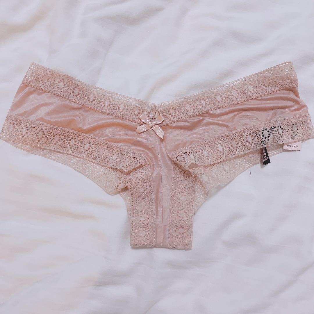 Victoria secret pink silk panties cheap