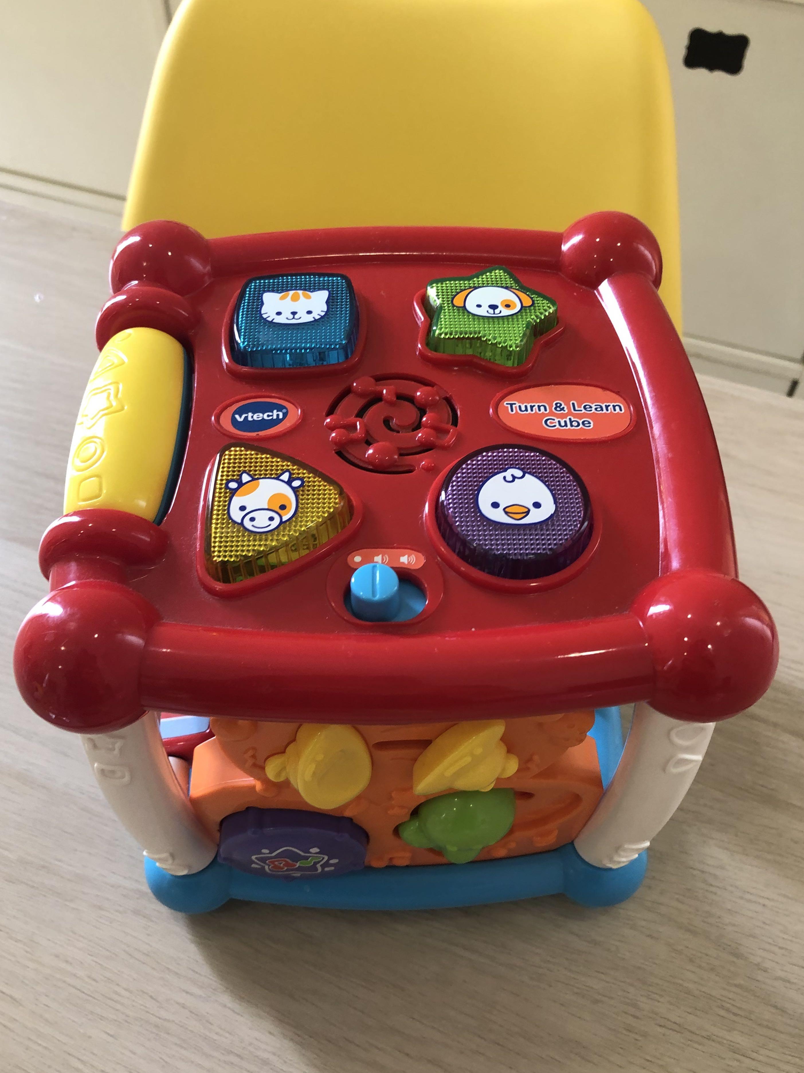 Vtech learn best sale and turn cube