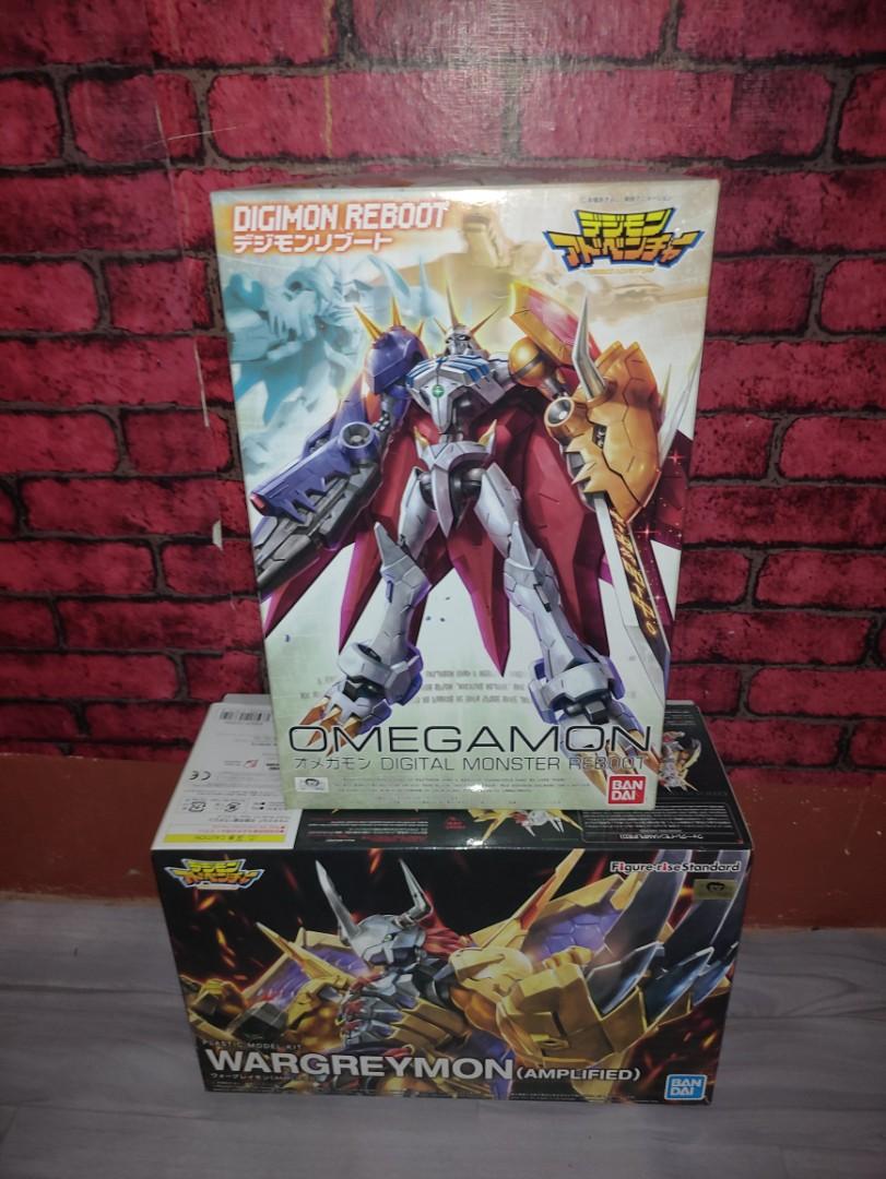 Wargreymon and omnimon amplified (Category: Figurines & Statues) located in Manila. Submitted by salaaron (Listing ID 1089226332, Image 1). Description: build na po in very good condition wargreymon and onimon no isue complete with box manuals runners rfs:need funds pwede lalamove or grab po.
