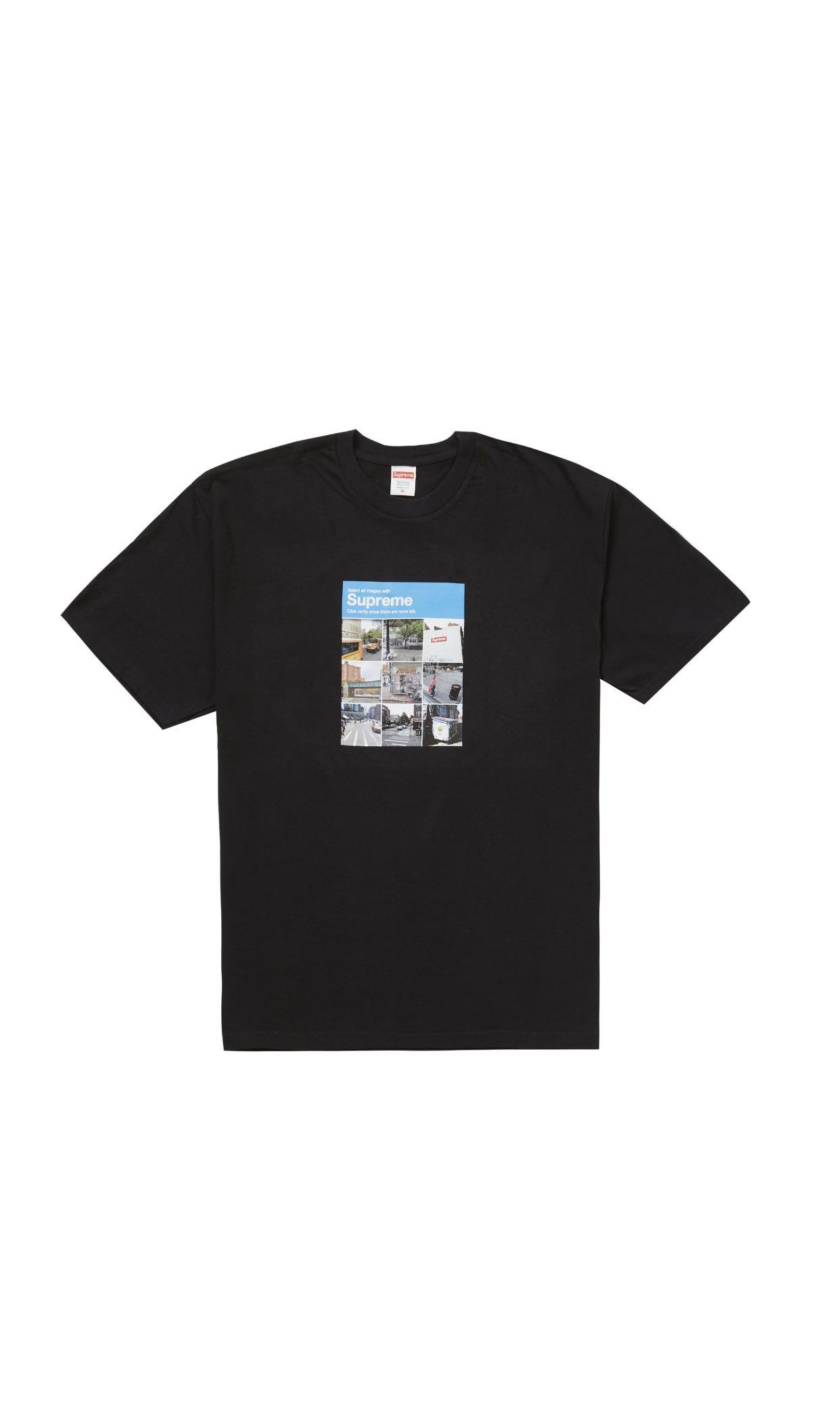 Supreme verify tee black store