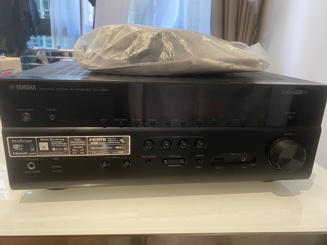 Yamaha Amplifier, AV receiver RXV683, Audio, Other Audio Equipment on