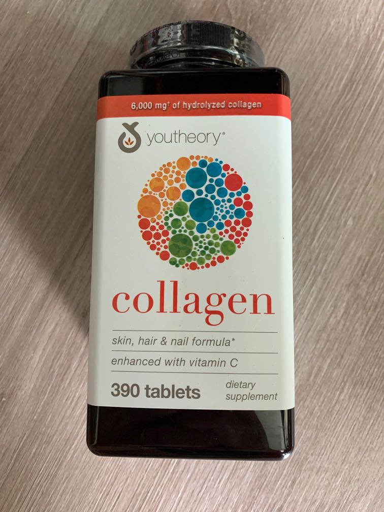 Youtheory collagen 6,000mg x 390 tablets, Health & Nutrition, Health ...
