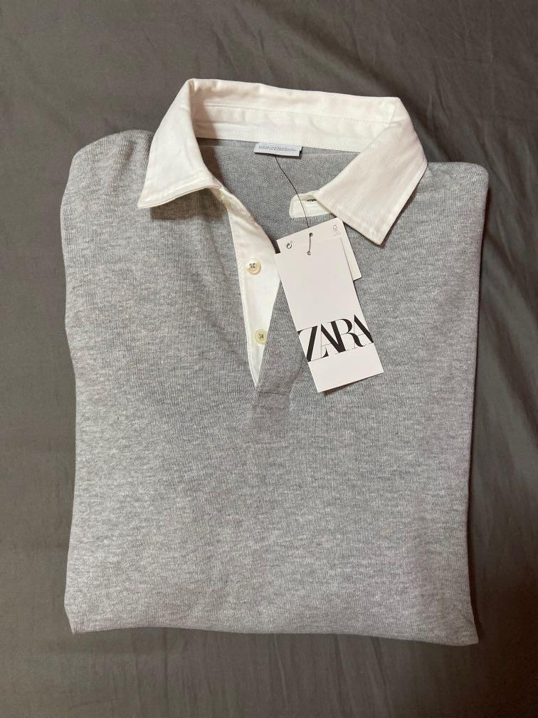 Zara polo long sleeve clearance