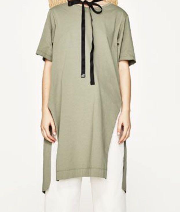 zara long tunic
