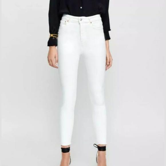 Zara skinny white jeans clearance