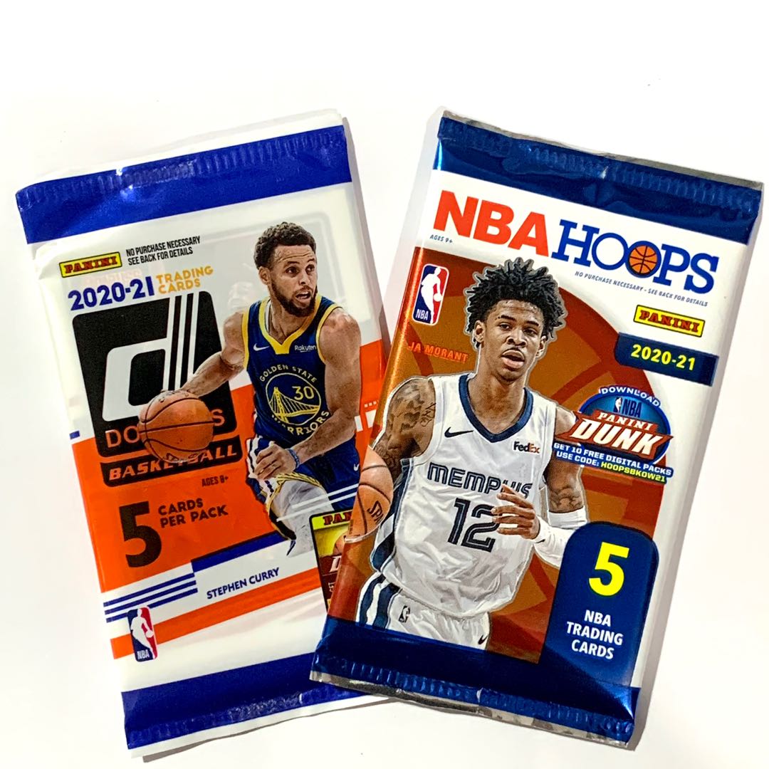 202021 Donruss Basketball and Hoops Dollar Tree Gravity Feed Packs 5