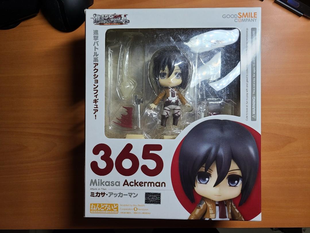 三笠進擊之巨人figure Q版365 Good Smile Goodsmile 興趣及遊戲 玩具 遊戲類 Carousell