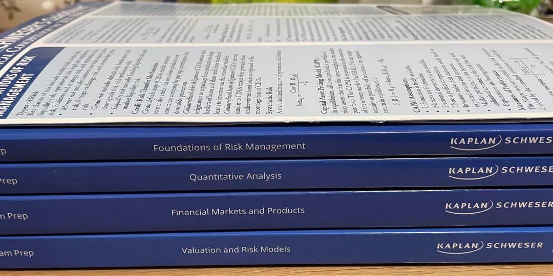 最新版 FRM 2021 書 加 quicksheet, kaplan schweser frm, 興趣及遊戲, 書本 & 文具, 教科書