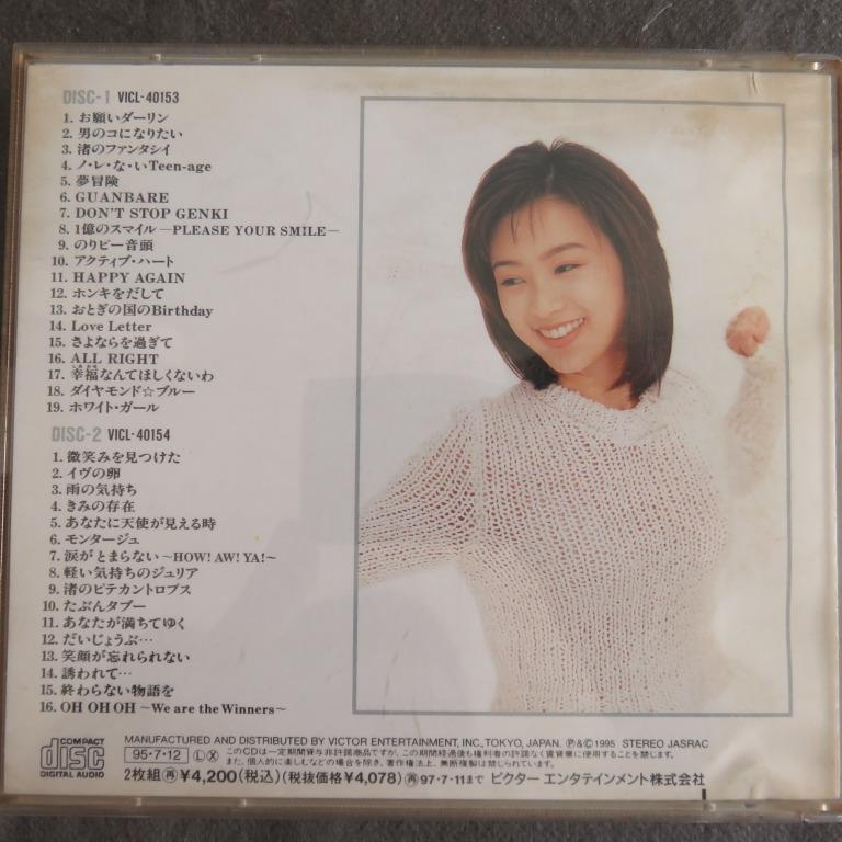 酒井法子noriko sakai - TWiN BEST 厚盒精選CD2枚組(95年Victor 日本版 