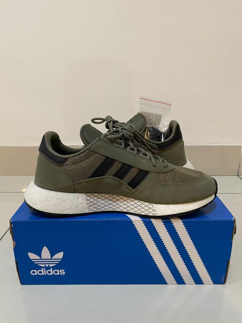Adidas marathon tech green discount
