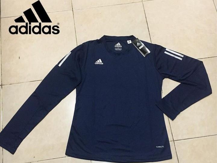 ADIDAS ORIGINAL LONGSLEEVE BASELAYER SPORT NAVY Olah Raga Baju Olahraga di Carousell