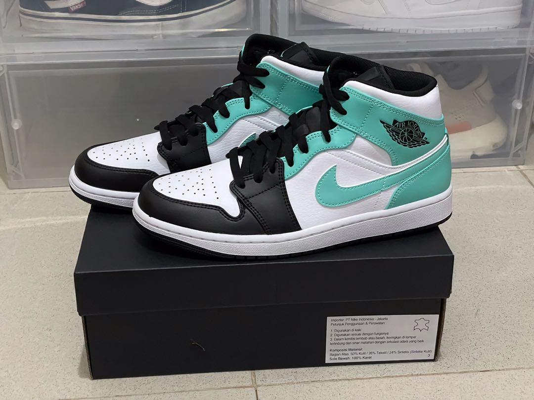 Air Jordan 1 Mid Igloo, Fesyen Pria, Sepatu , Sneakers di Carousell