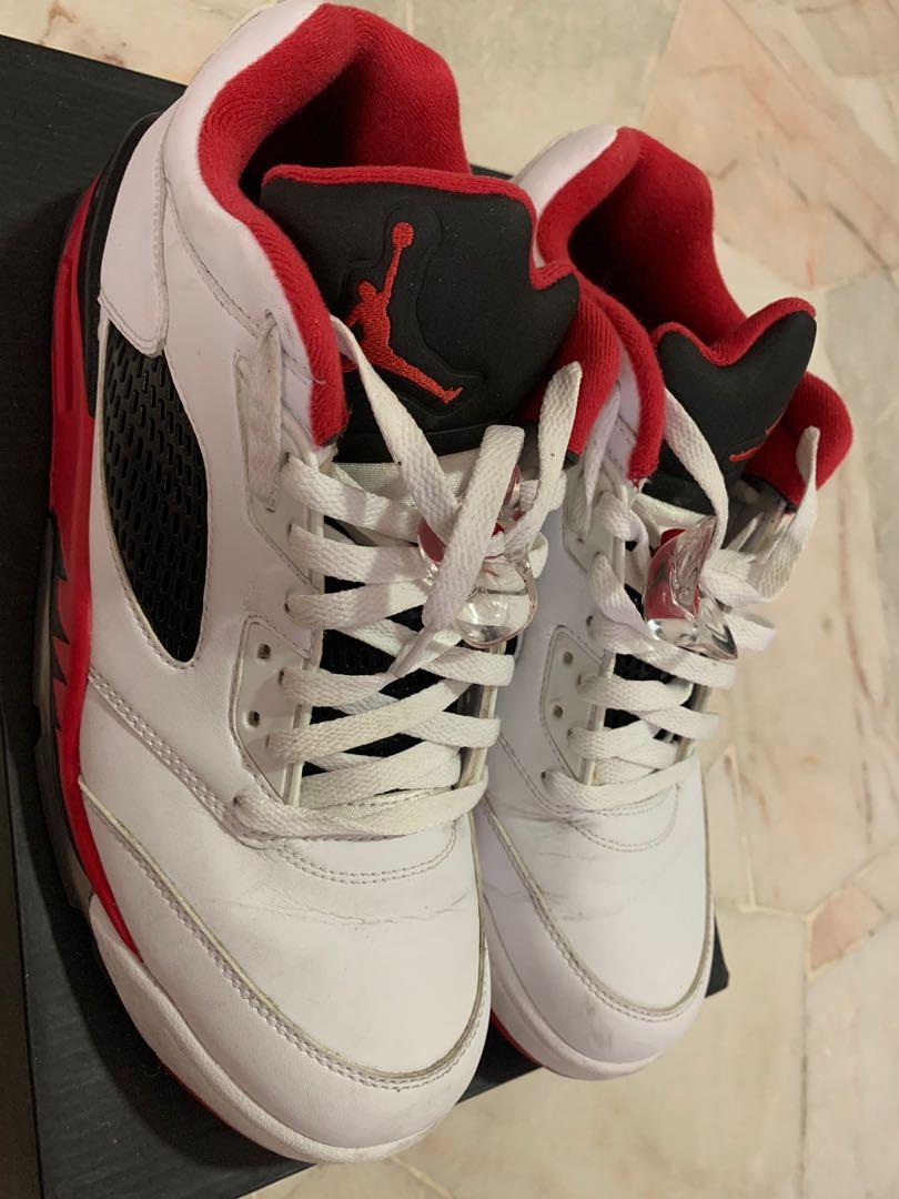 Jordan 5 retro shop low fire red