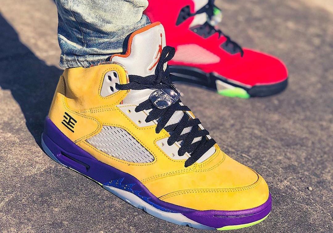 Air jordan 5 solar orange