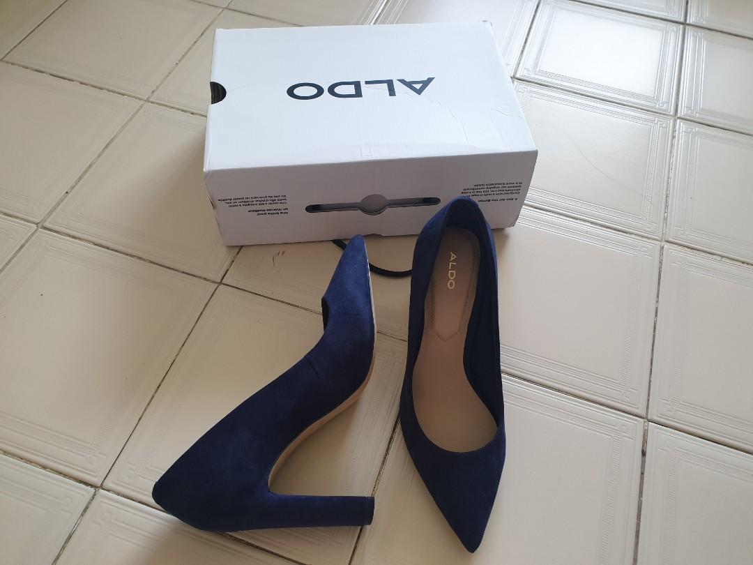 aldo navy heels
