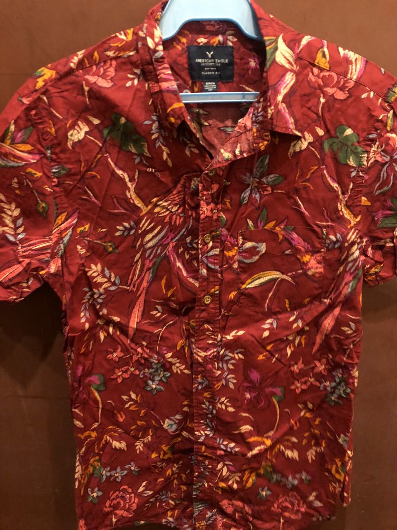 American eagle flower shirt new arrivals