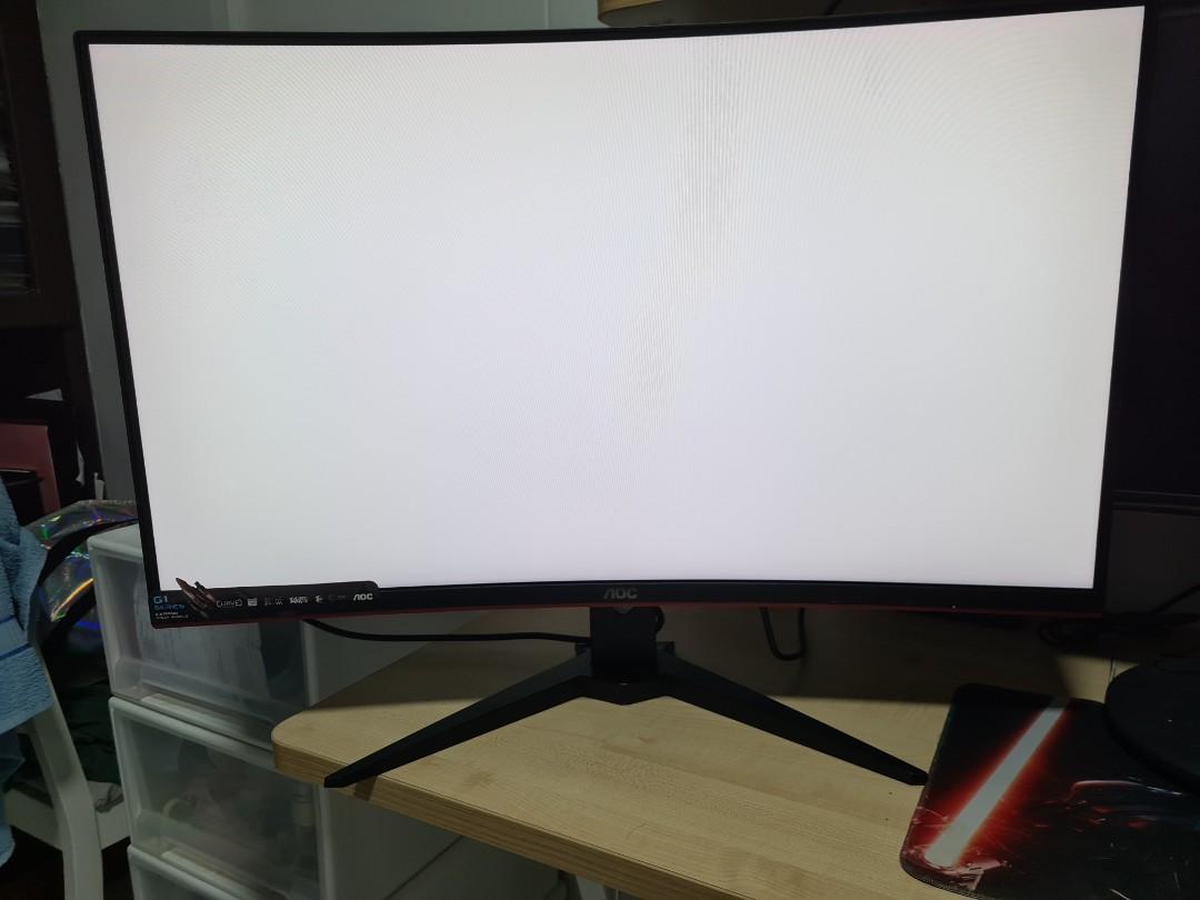 Aoc 144hz 32 Inch Curved Monitor Electronics Computer Parts Accessories On Carousell