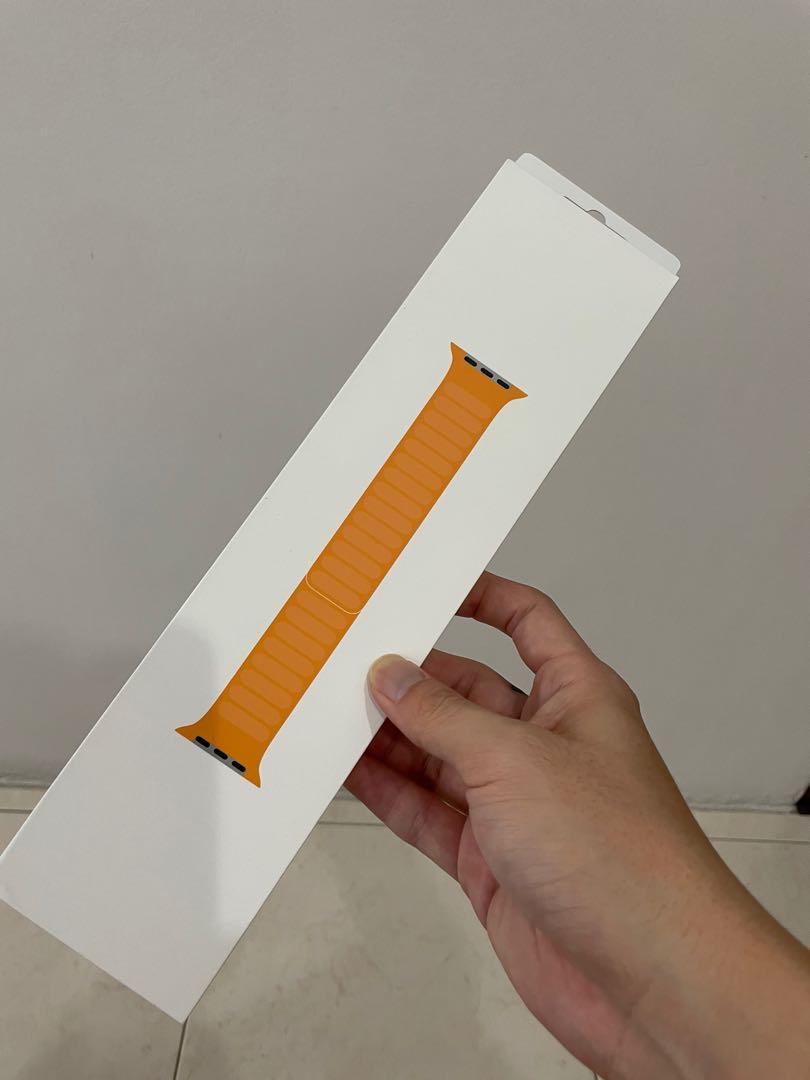 44mm california poppy leather link deals