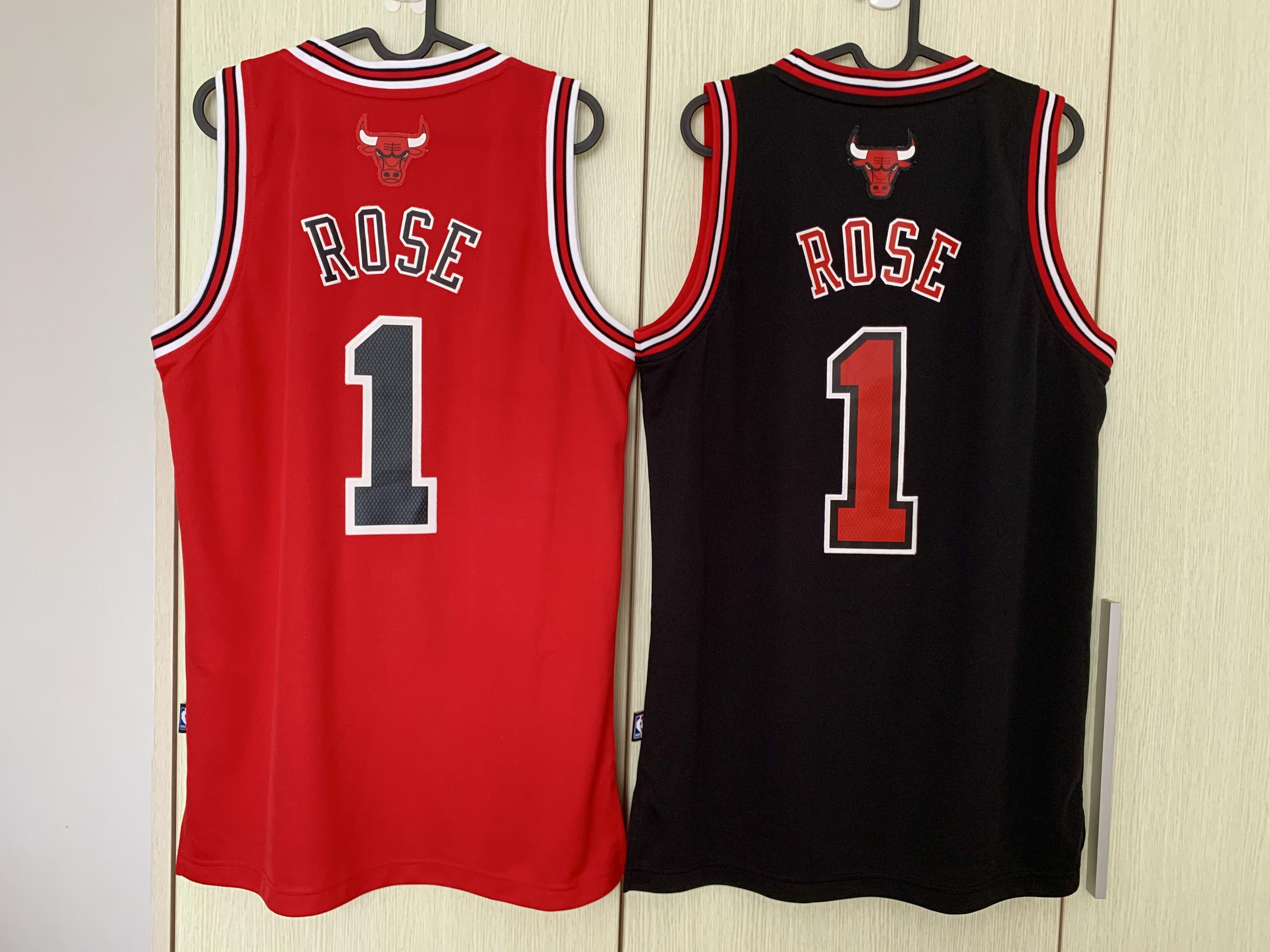 Derrick Rose Bulls Red Authentic Jersey - Rare Basketball Jerseys
