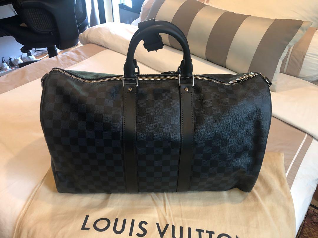3D model Louis Vuitton Bag Keepall Bandouliere 45 Escale Blue VR
