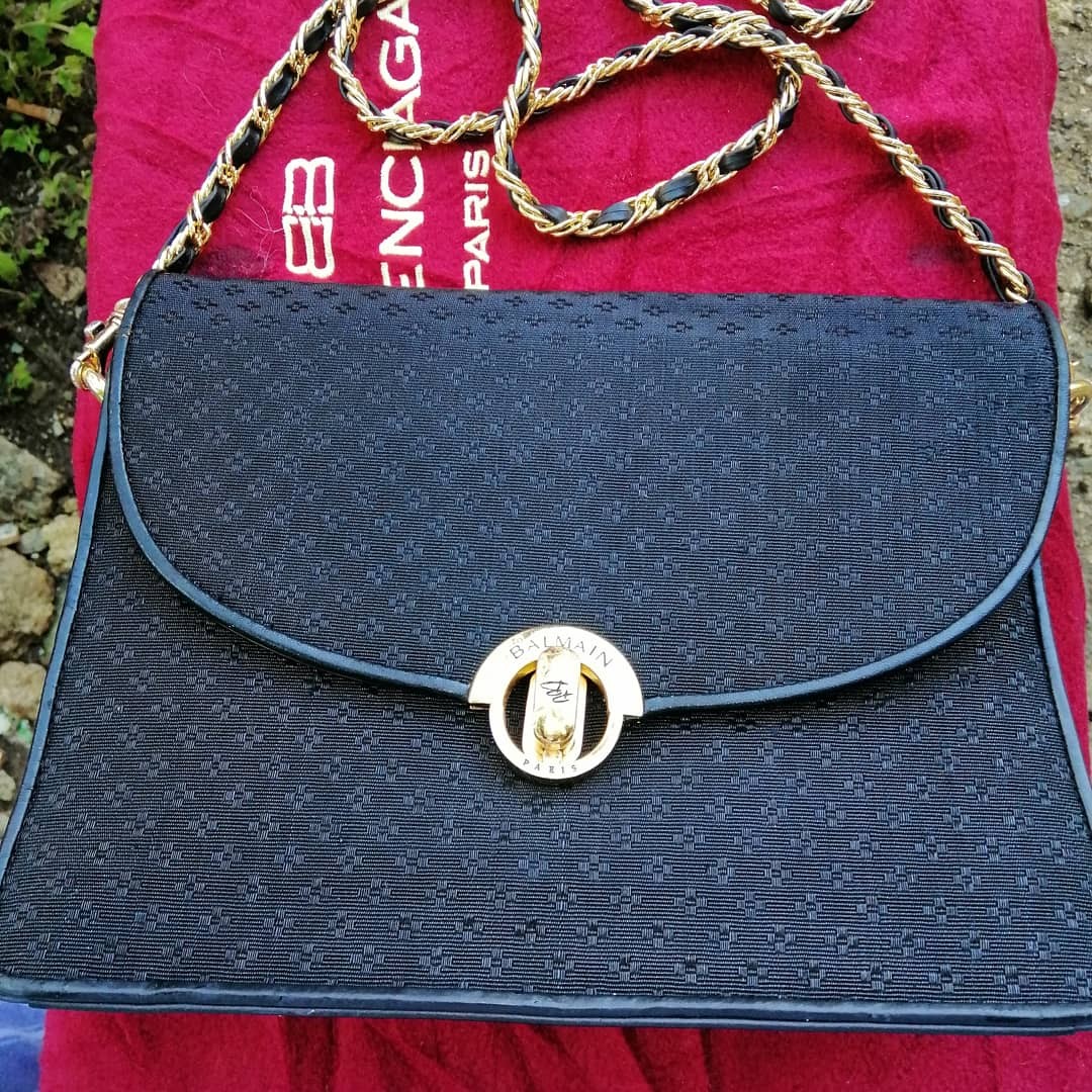 Authentic vintage BALMAIN PARIS, Women's Fashion, Bags & Wallets, Cross