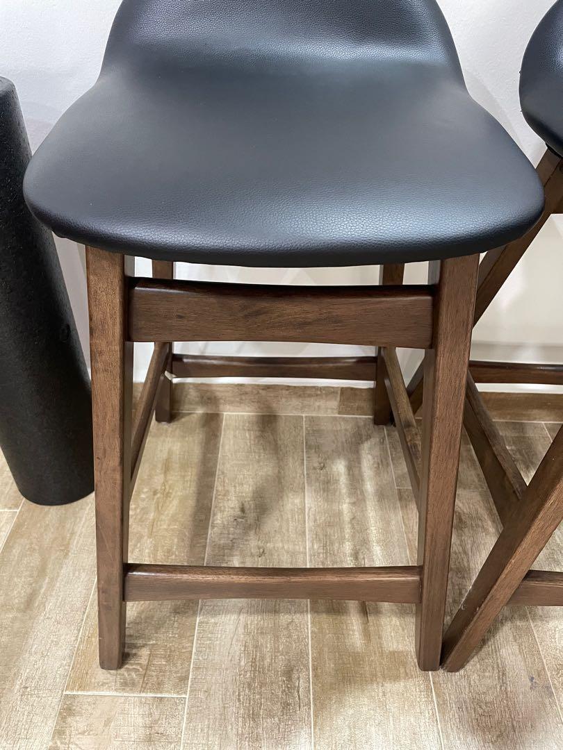 2 x Bar top high chair chairs stool stools about 60cm high, Furniture