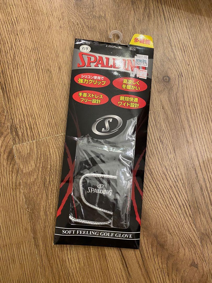 Black SPALDING Golf Glove (Small - Right) (Category: Golf) located in Pasig City. Submitted by hulyascloset (Listing ID 1089508625, Image 1). Description: RFS: Bought for the wrong hand lol.
