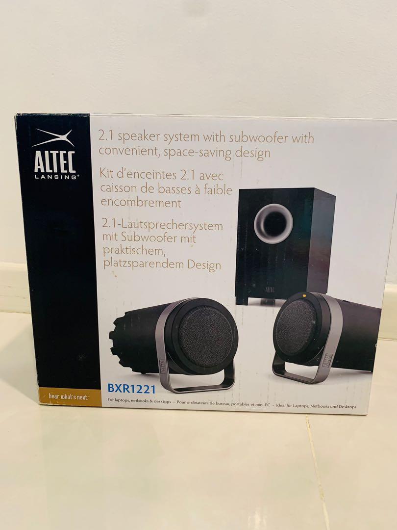 BNIB Altec Lansing BXR1221 2.1 Speaker