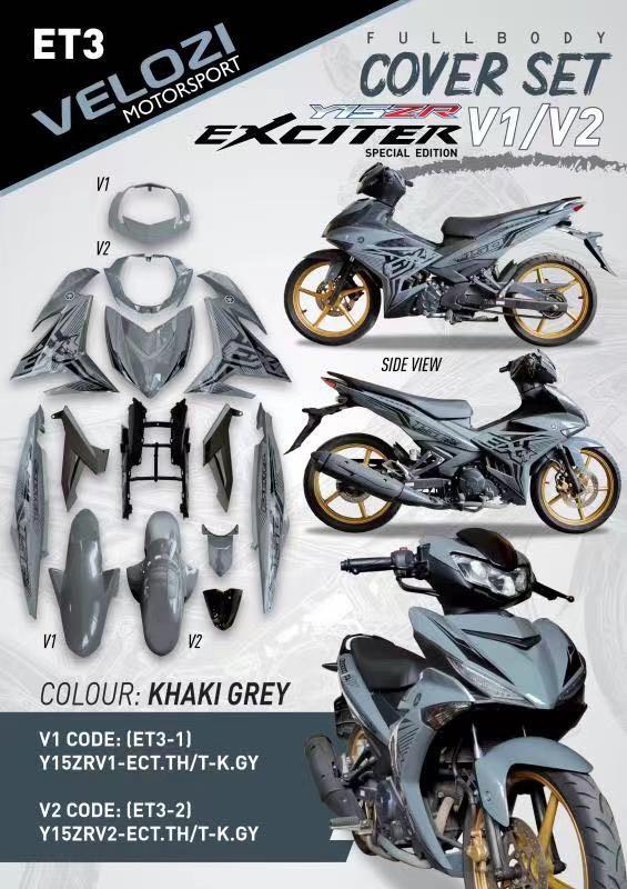 Body Cover Set Yamaha Sniper 150 Y15zr Mxking Motorcycles Motorcycle Accessories On Carousell