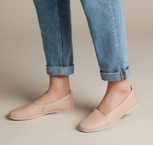BRAND NEW CLARKS Un Coral Step Blush Soft Leather Womens Clarks Unstructured UK6. Free Postage