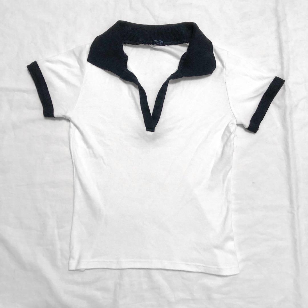 Brandy Melville Hailie Collared Top Women S Fashion Tops Other Tops On Carousell