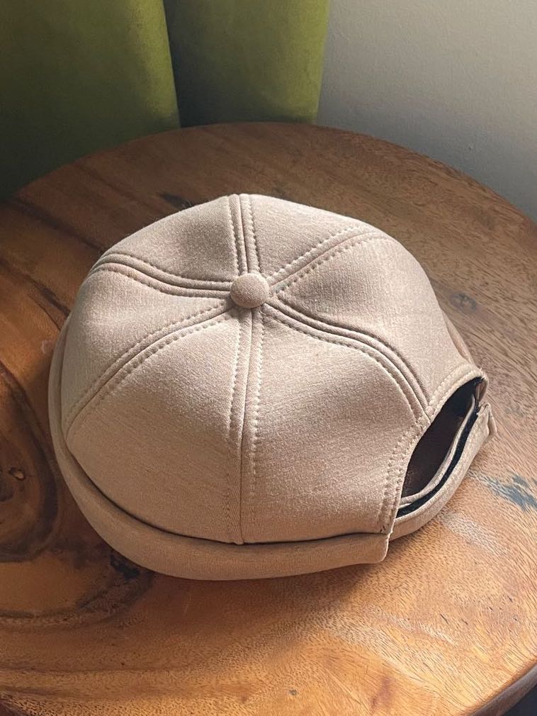 Brown sailor hat miki hat brimless hat 