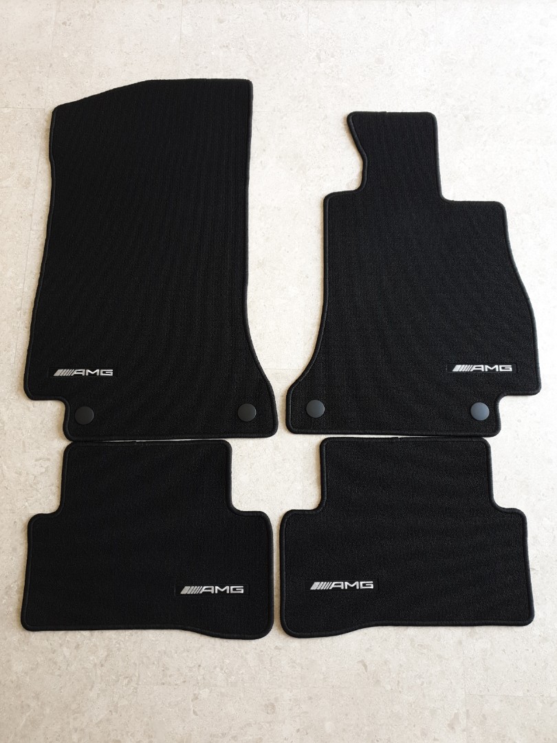 C Class W205 Original AMG Interior Floor Mat Carpet Set, Car ...