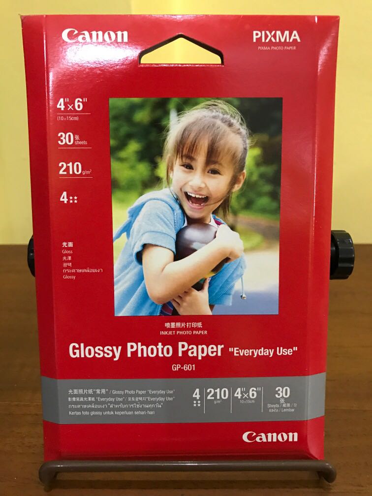Canon Glossy Photo Paper “Everyday Use” GP601 (30 sheets), Photography