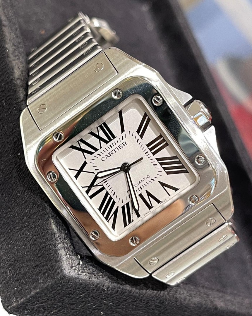 Cartier Santos XL 100 Box (thn diatas 