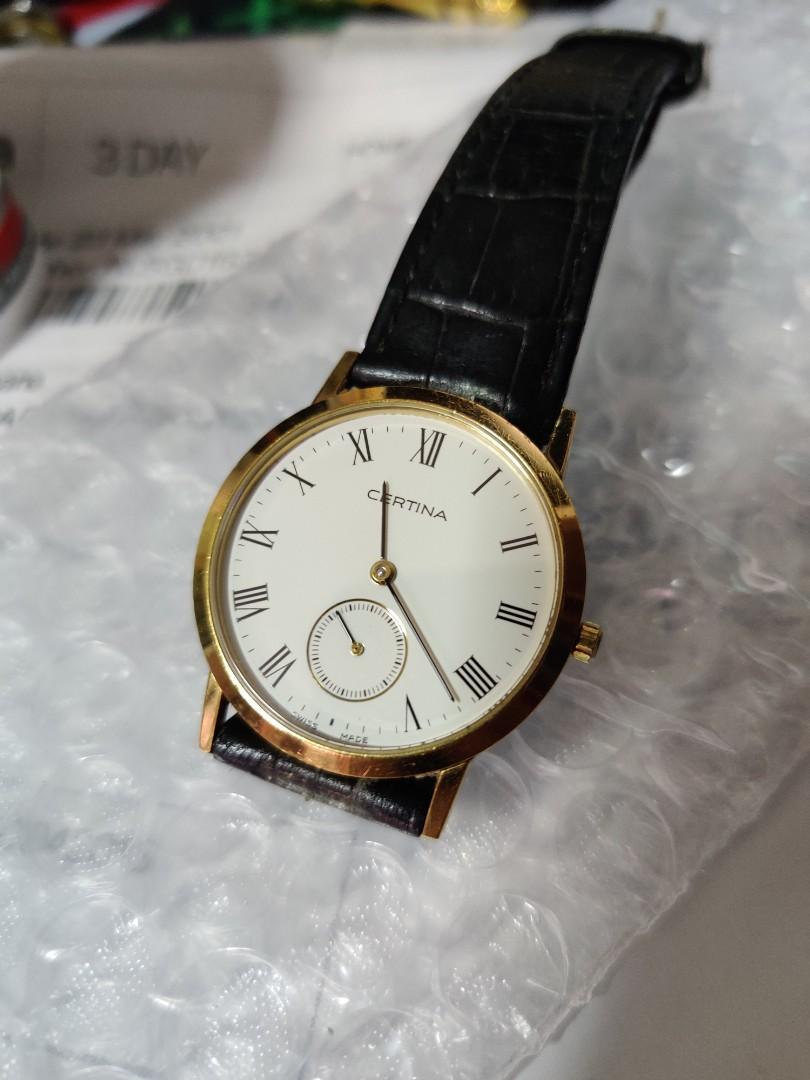 Certina quartz clearance swiss made