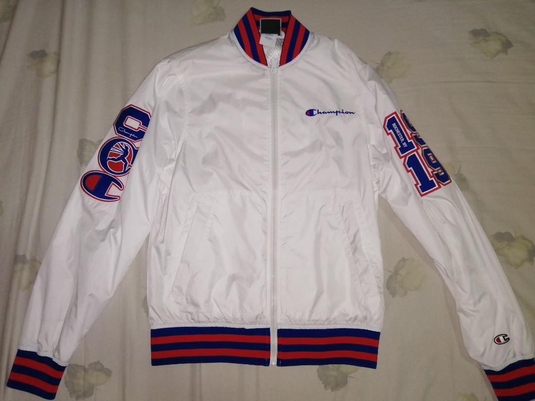 Champion satin baseball jacket online