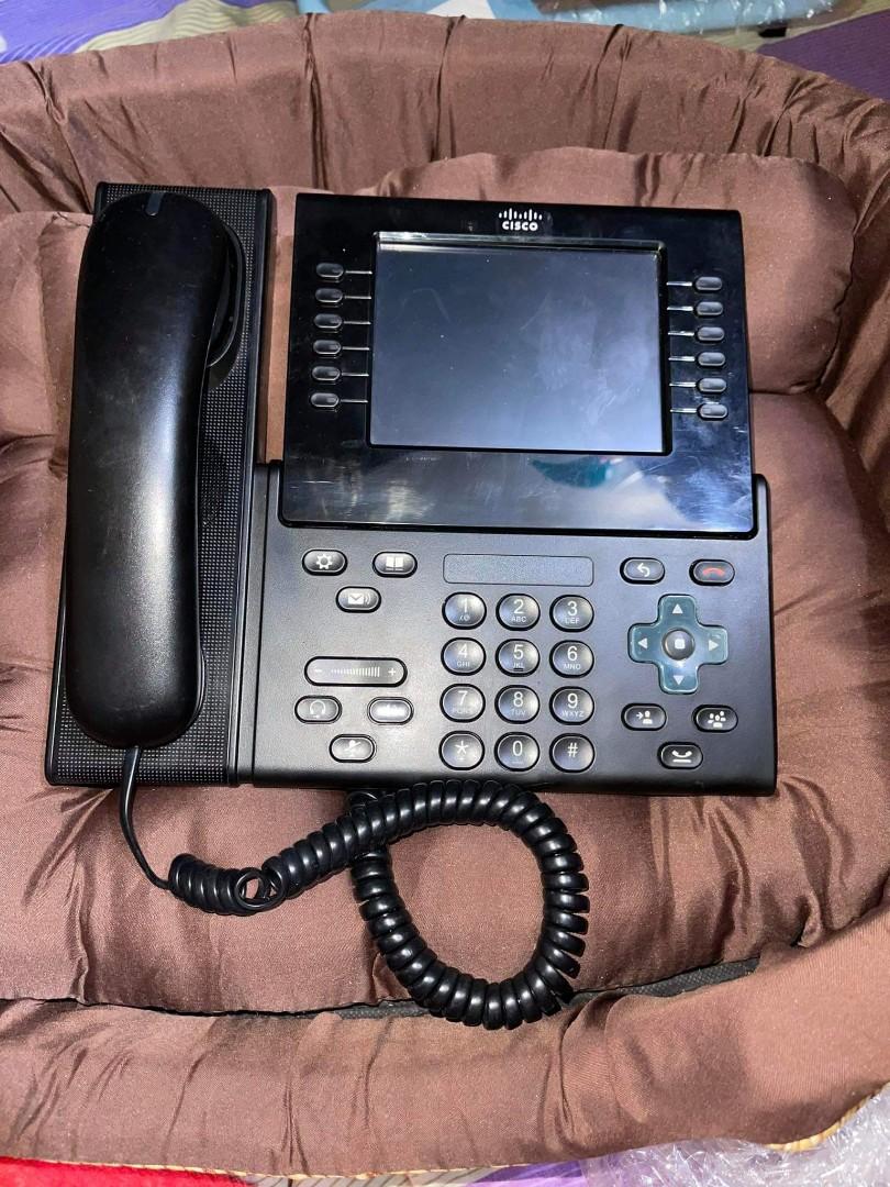 Cisco Phone (Category: Office & Business Technology) located in Pasay City. Submitted by katelheen (Listing ID 1089532528, Image 1). Description: Cisco phone CP-9971 CP-9971-C K9 V03 Complete with stand.