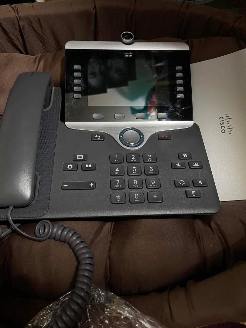 Cisco Phone (Category: Office & Business Technology) located in Pasay City. Submitted by katelheen (Listing ID 1089533027, Image 1). Description: Cisco phone CP-8865-K9-V05 Complete with stand.