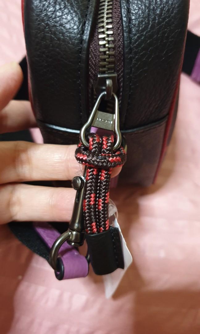 COACH Dempsey Camera Bag In Signature Canvas with Fair Isle Graphic