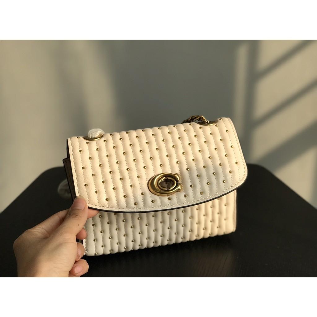 Coach parker 18 with quilting and rivets sale