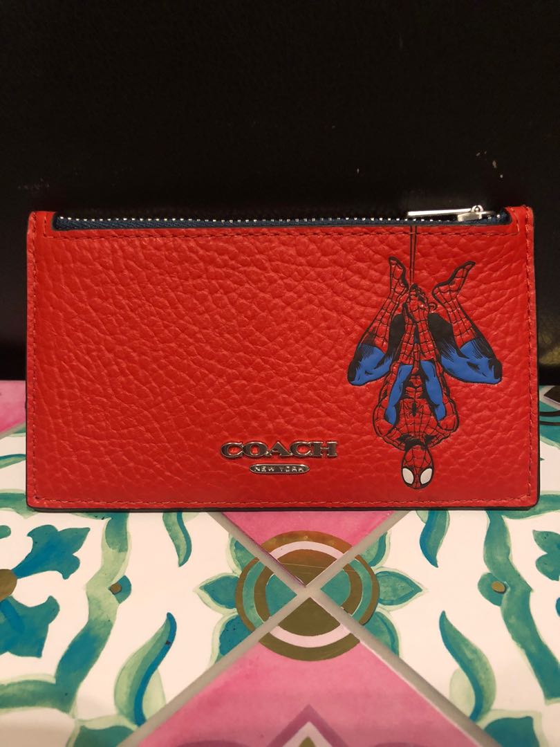 Spiderman wallet sales coach